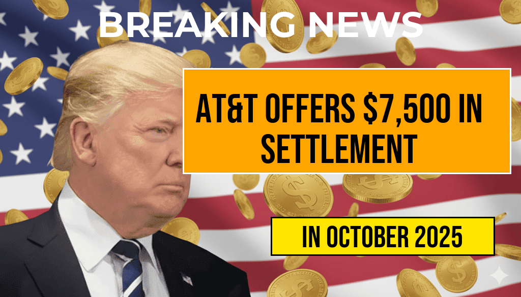 AT&T Offers $7,500 to Customers in $177 Million Data Breach Settlement – Apply Today