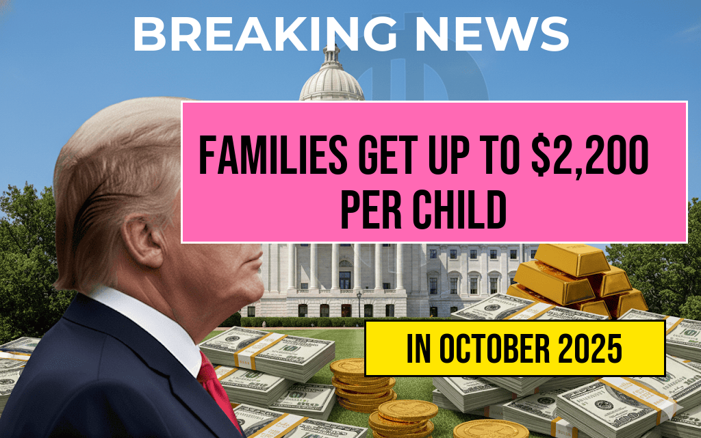 Families to Receive Up to $2,200 Per Qualifying Child as the Child Tax Credit Returns Next Year.