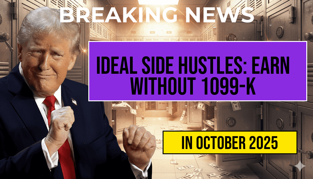 Finding the Ideal Side Hustle: No 1099-K Required Unless You Earn Over $20,000.
