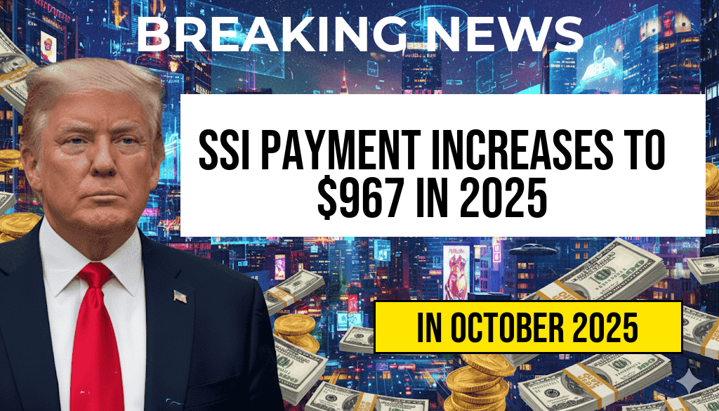 Maximum Monthly Federal SSI Payment Increases to $967 for Individuals Starting January 2025