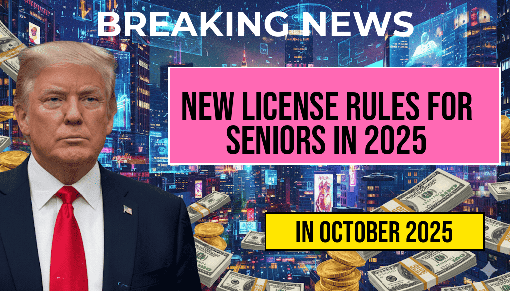New Driving License Regulations for Seniors Take Effect in October 2025: Essential Changes for Drivers Over 70