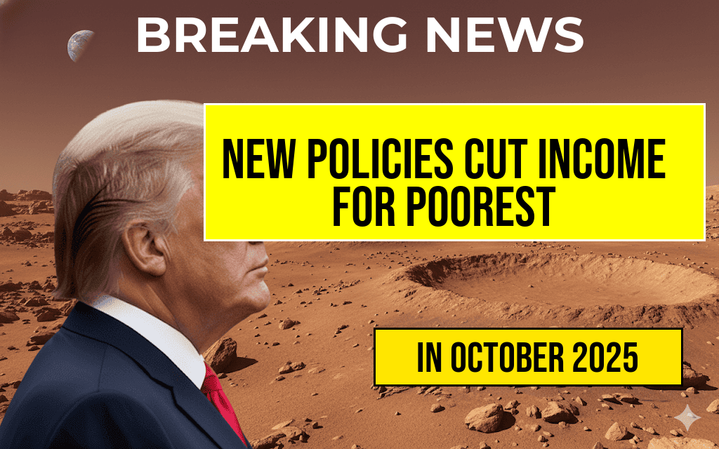 New Policies Expected to Reduce Income of Poorest Households by $1,650.