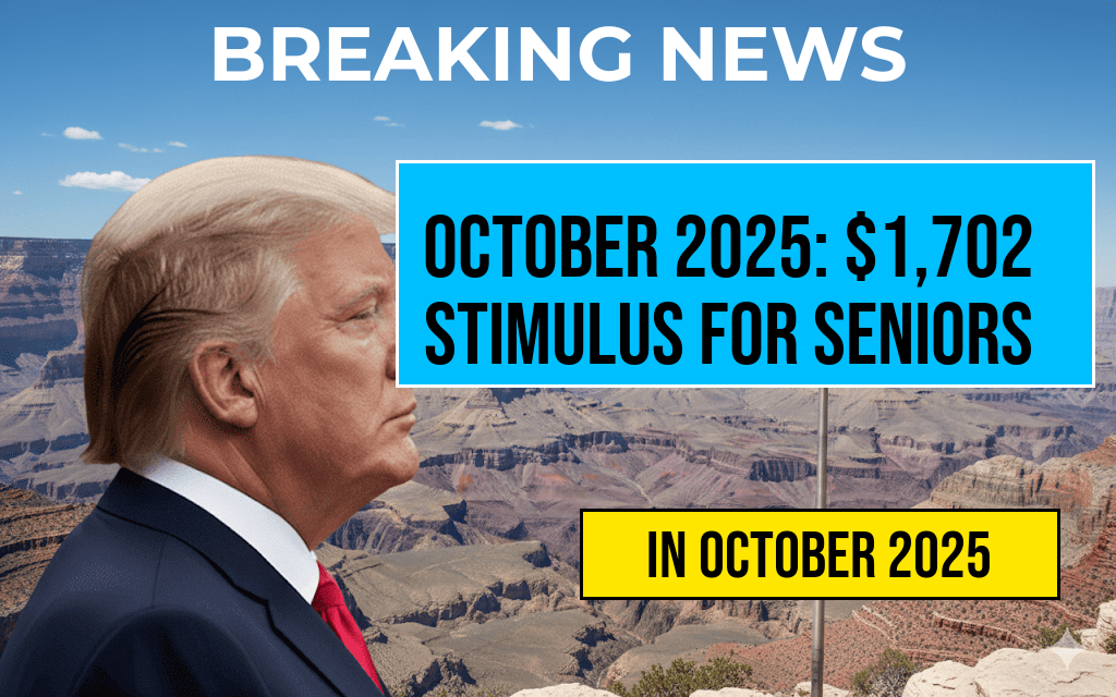 October 2025 Full Payment Schedule Reveals $1,702 Stimulus Payment for All Seniors