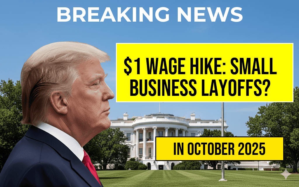 Will a $1 Wage Increase Force Small Businesses to Lay Off Workers Amid Automation Concerns?
